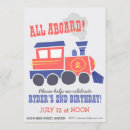 Recherche de le chemin de fer invitations Fête d'anniversaire du train