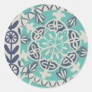 Recherche de motif bleu autocollants Décoratif