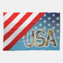 Recherche de drapeau des etats unis cuisine linges Blanc et bleu rouges