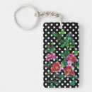 Recherche de rose vintage porteclés Élégant