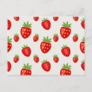 Recherche de motif fraise cartes postales Fruit