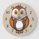 Recherche de hiboux mignons horloges Dessin animé