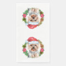 Recherche de yorkshire terrier serviettes Noël
