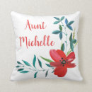 Recherche de typographie florale coussins Pour elle