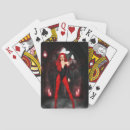 Recherche de diable rouge de jeux de cartes Horreur