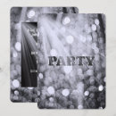 Recherche de bokeh invitations Argent