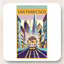Recherche de san francisco californie dessous de verres Vintage