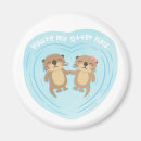 Recherche de loutre mignonne magnets Coeur