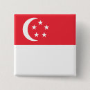 Recherche de singapour badges Drapeau