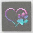 Recherche de empreinte patte chien de de dessous de verres Amoureux des animaux