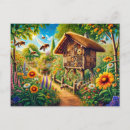 Recherche de abeilles sauvages cartes postales Nature