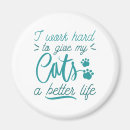 Recherche de travail magnets Chat