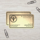 Recherche de psychologique cartes visite Symbole psi