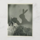 Recherche de lapin effrayant cartes postales Bizarre