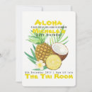 Recherche de ananas tropical invitations D'anniversaire