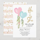 Recherche de ballons cardiaques invitations Révélation de genre