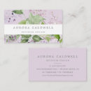 Recherche de lilac cartes visite Coiffeur