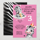 Recherche de zèbre blanc noir invitations Pour enfants