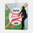 Recherche de joueur de baseball ornements Entraîneur