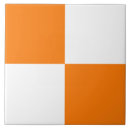 Recherche de orange et blanc carreaux Motif