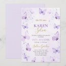 Recherche de papillon lilas pourpre invitations Élégant