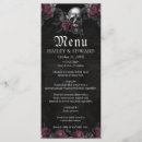 Recherche de halloween mariage menus Vintage