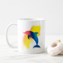 Recherche de peinture de dauphin tasses Animal