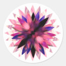Recherche de mandala rose autocollants Aquarelle