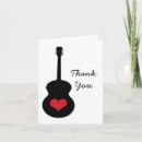 Recherche de guitare rouge vœux cartes Moderne
