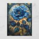 Recherche de fleurs de mosaïque cartes postales Vitrail