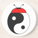 Recherche de coccinelle dessous de verres Nature