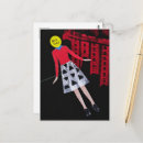 Recherche de cercle rouge cartes postales Rétro
