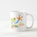 Recherche de grenouille drôle tasses Illustration