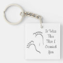 Recherche de empreintes de pas porteclés Sable