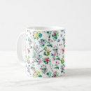 Recherche de fleur de ressort tasses Motif floral