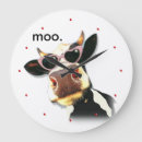 Recherche de vache drôle horloges Animal de ferme
