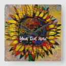 Recherche de dessin abstrait horloges Fleurs