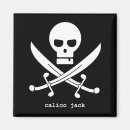 Recherche de pirate de jolly roger magnets Drapeau