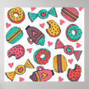 Recherche de bonbons chocolat posters Illustration