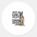 Recherche de berger allemand drôle autocollants Chiot