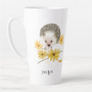 Recherche de hérisson de bébé tasses Floral