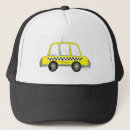 Recherche de chauffeur taxi casquettes Jaune