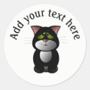 Recherche de minou noir autocollants Animal
