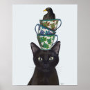 Recherche de le chat noir posters Animaux de compagnie mignons