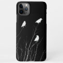 Recherche de corneille noire iphone coques Noir et blanc