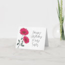 Recherche de gerber rose vœux cartes Floral