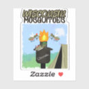 Recherche de moustiques autocollants Camping