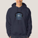 Recherche de méduses pulls capuche Bleu