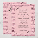 Recherche de musique 14x19 invitations Notes de musique