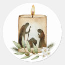 Recherche de la nativité autocollants Aquarelle